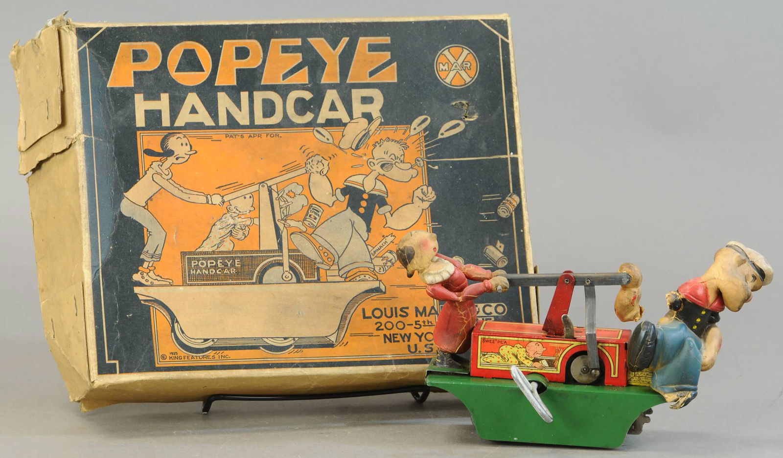BOXED MARX POPEYE HANDCAR (1 of 4)