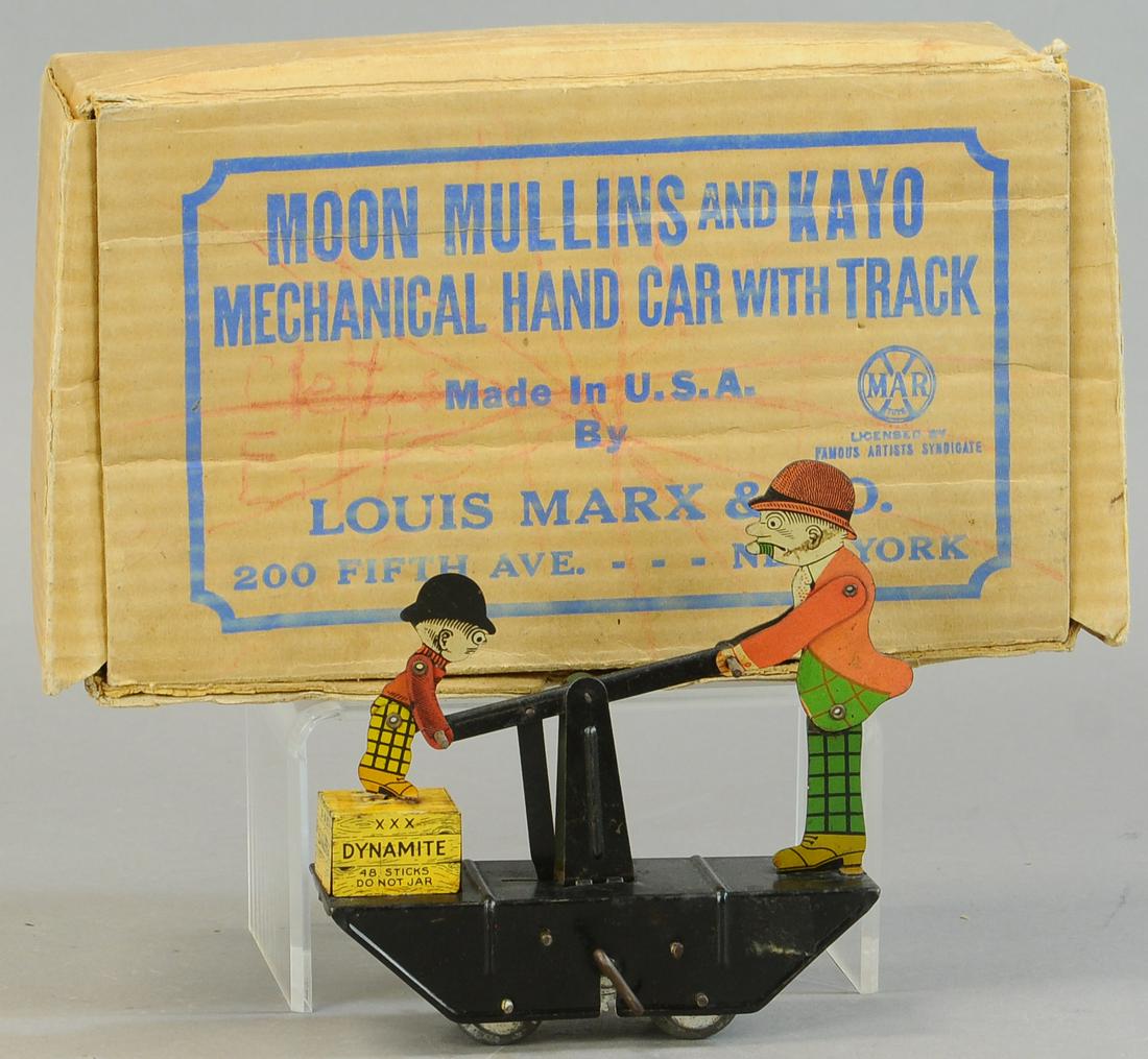 MARX MOON MULLINS & KAYO HANDCAR (1 of 3)