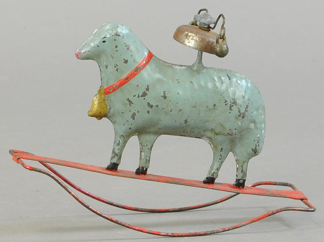 FALLOWS LAMB ON ROCKER BELL TOY (1 of 4)