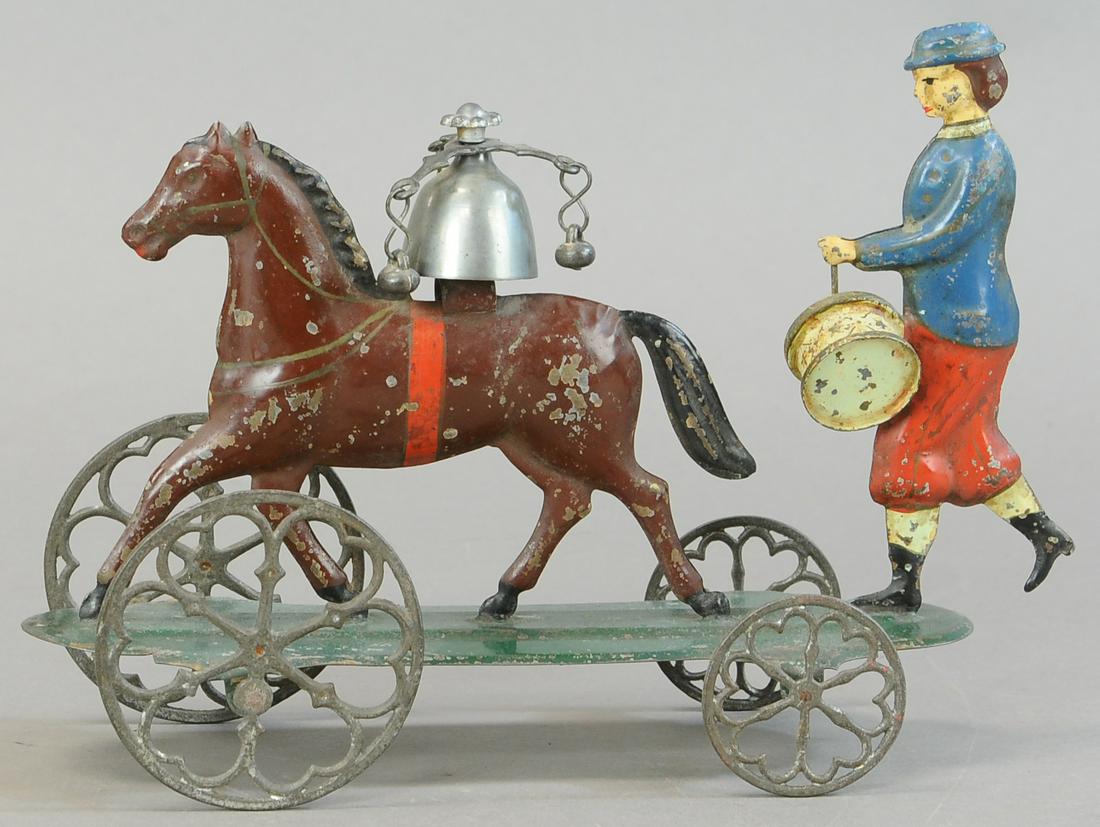 ALTHOF BERGMANN DRUMMER W/ HORSE BELL TOY (1 of 4)