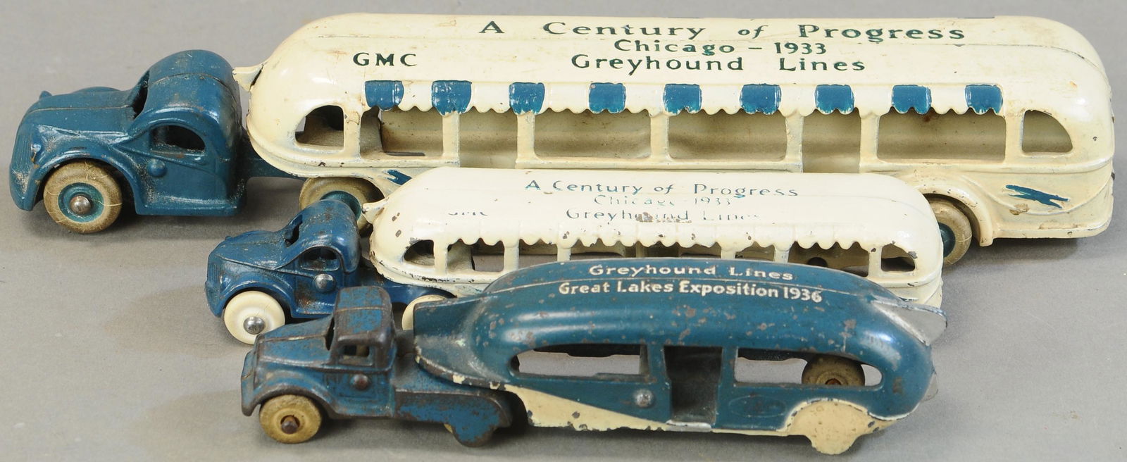 THREE ARCADE CENTURY PROGRESS BUSES (1 of 4)