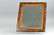 652: PAINTED WOOD FRAMED MIRROR