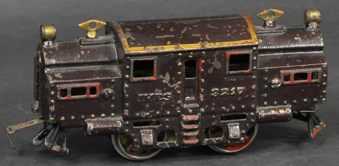 IVES #3217 RED RAISED LETTER LOCO (1 of 4)