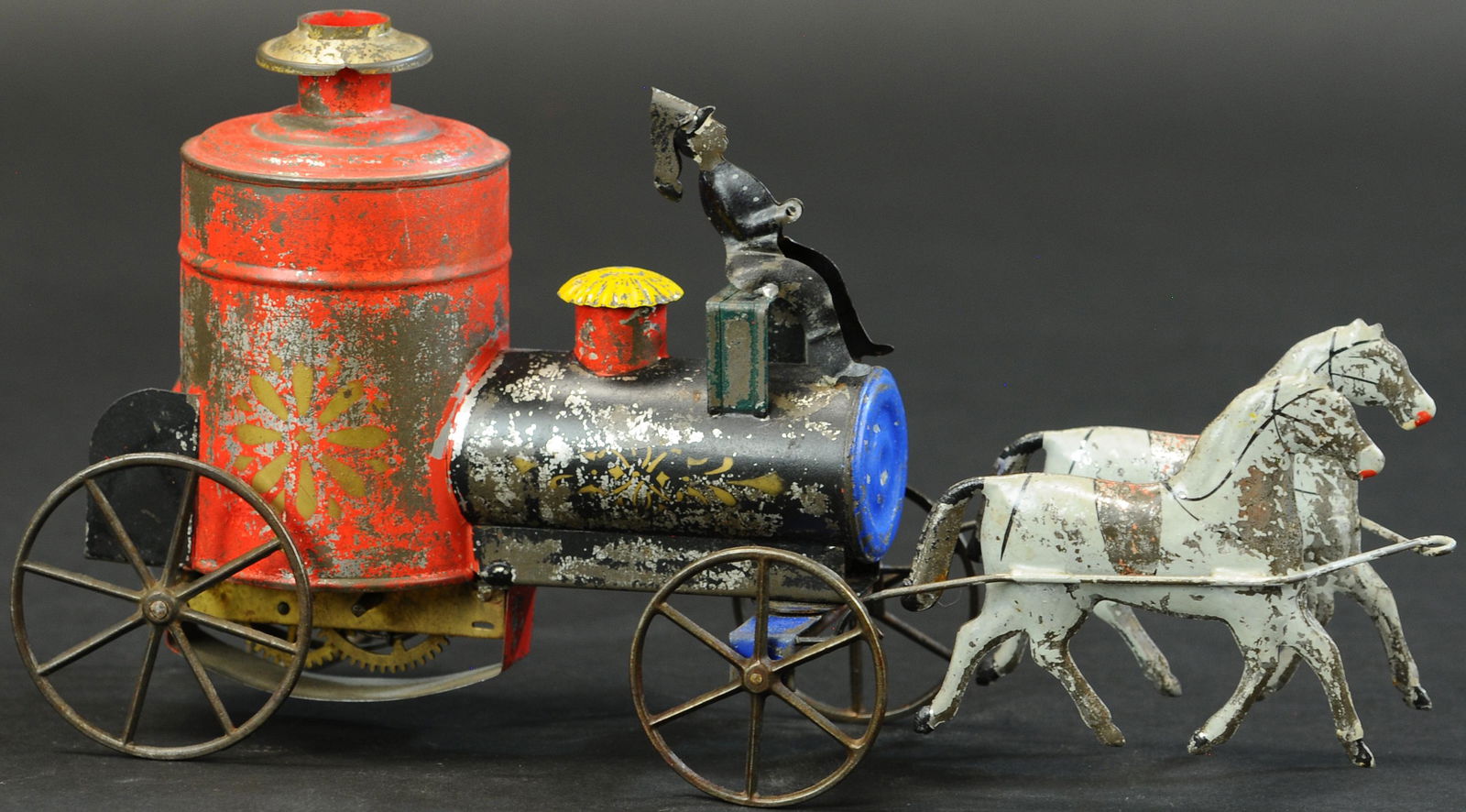 FALLOWS CLOCKWORK FIRE PUMPER (1 of 4)