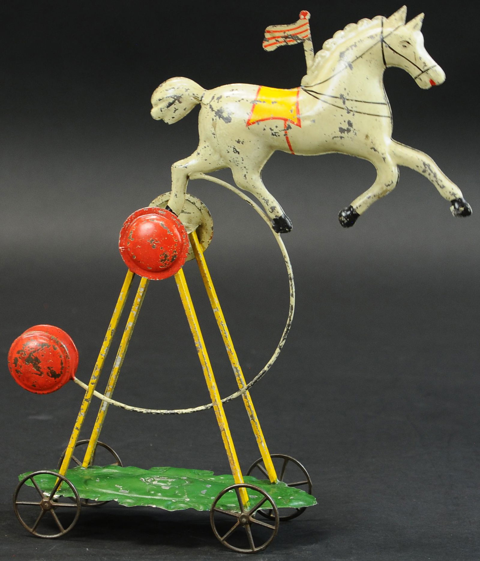 HULL & STAFFORD BALANCING HORSE TOY (1 of 4)