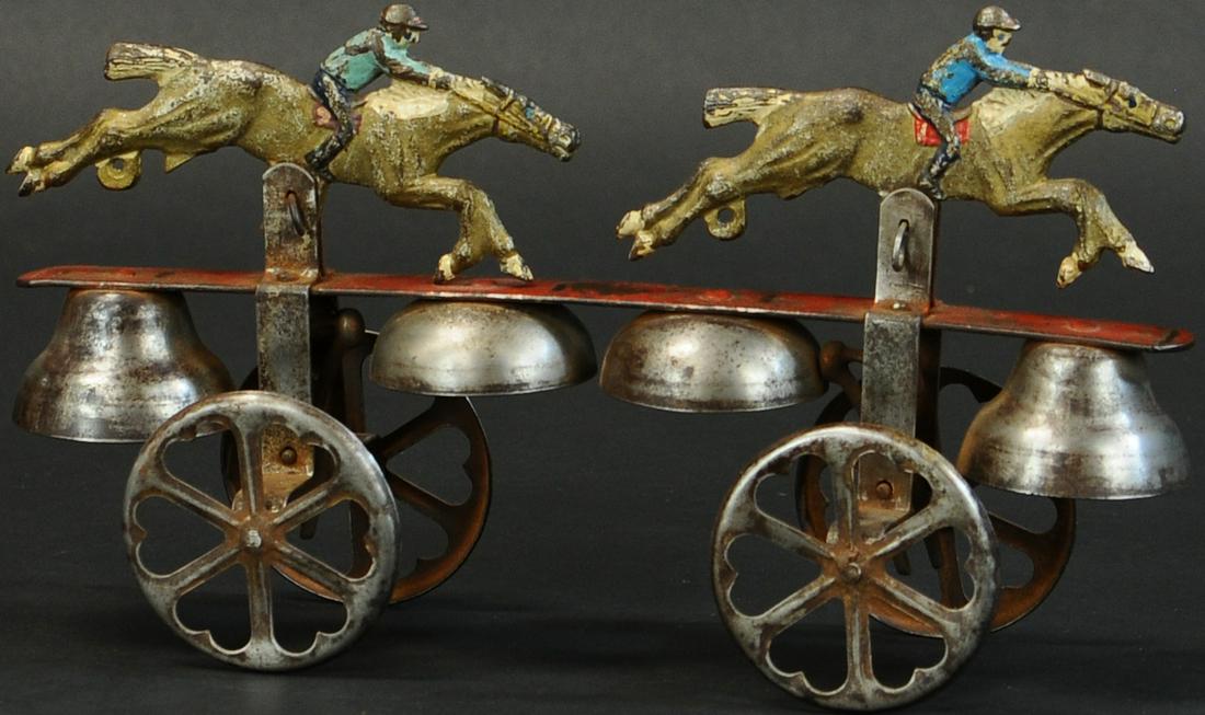 WATROUS HORSE RACE BELL TOY (1 of 4)
