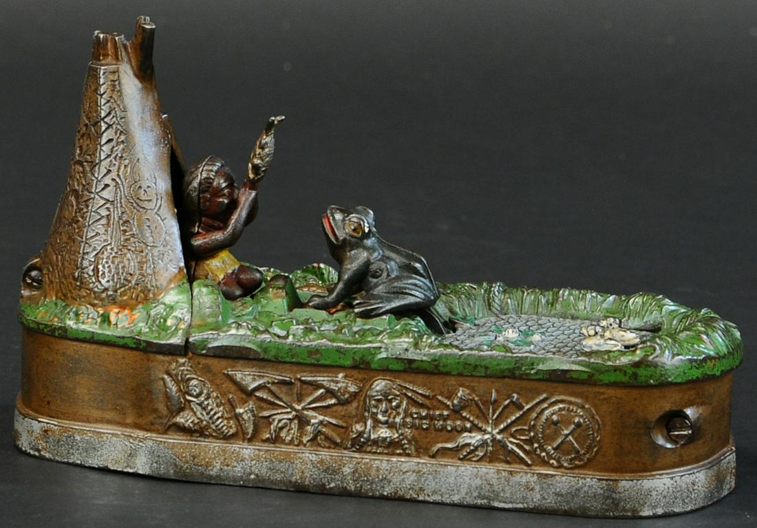 CHIEF BIG MOON MECHANICAL BANK (1 of 4)