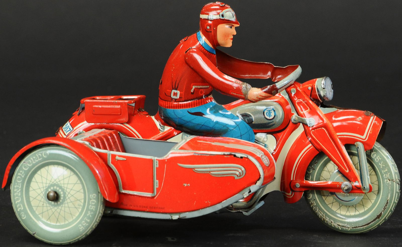 TIPPCO T587 MOTORCYCLE W/SIDECAR (1 of 4)