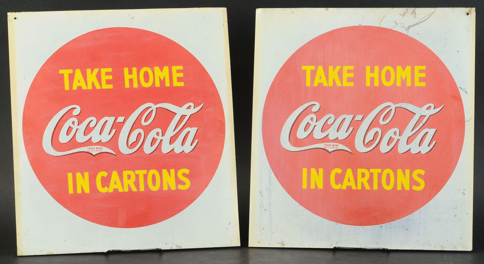 1930S COCA COLA STRING HOLDER SIGN (1 of 2)