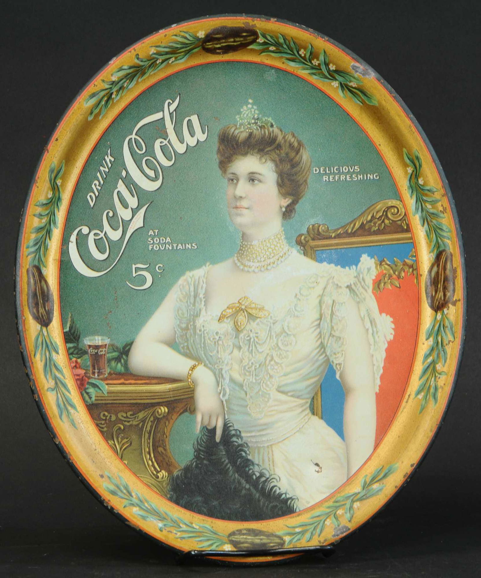 1905 COCA COLA SERVING TRAY (1 of 2)