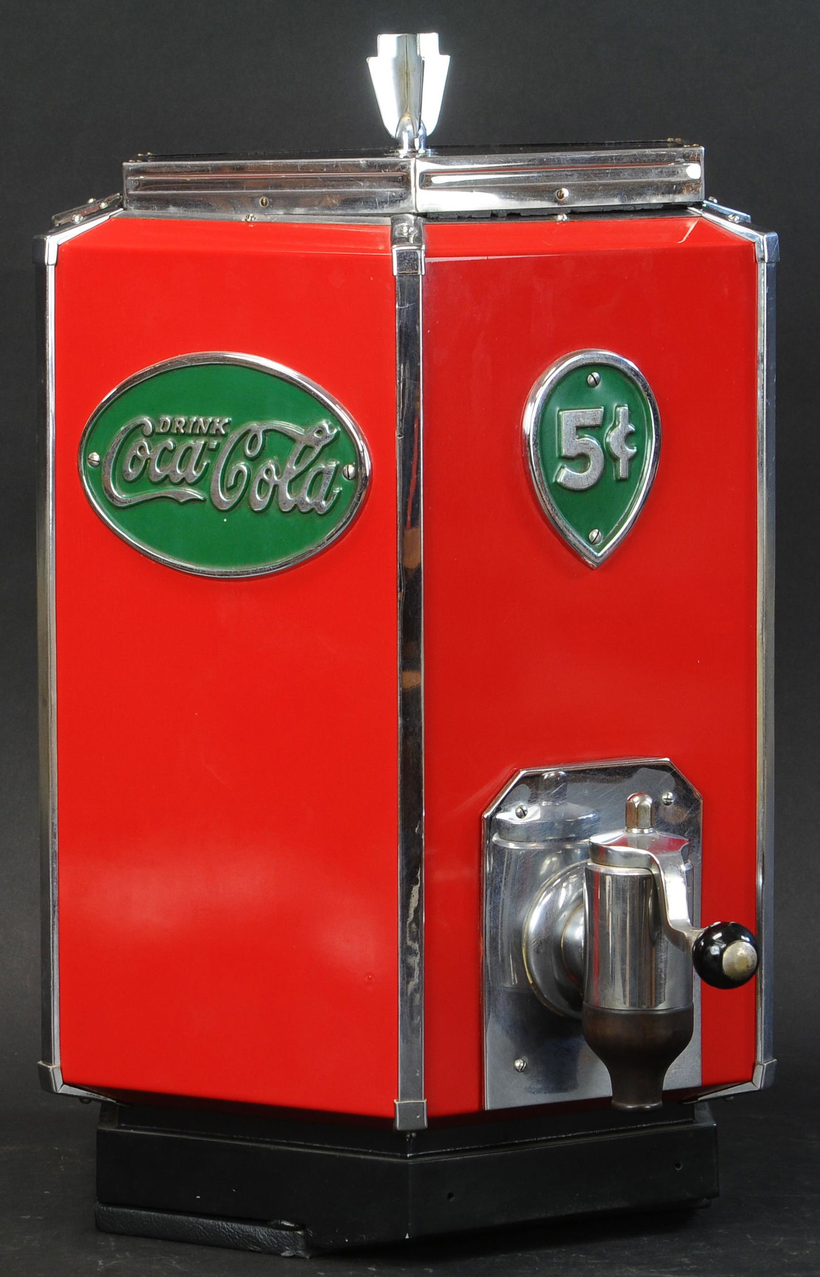 1930S COCA COLA 5-CENT FOUNTAIN DISPENSER (1 of 3)