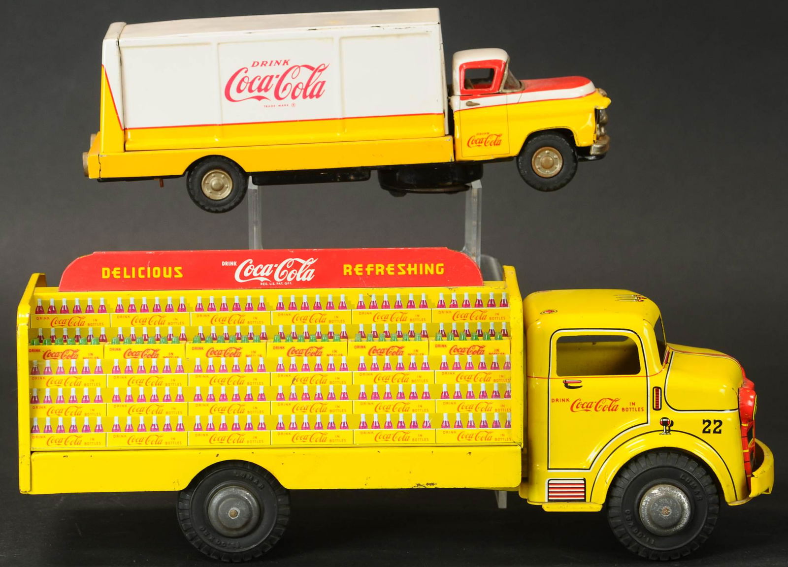 TWO COCA-COLA DELIVERY TRUCKS (1 of 4)