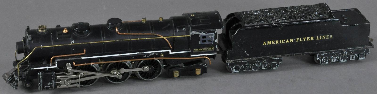 AMERICAN FLYER HUDSON LOCOMOTIVE: 154. AMERICAN FLYER HUDSON LOCOMOTIVE | O gauge, electric. | Loco 12.5" l. | (VG-Exc. Cond.) | $300 - $600