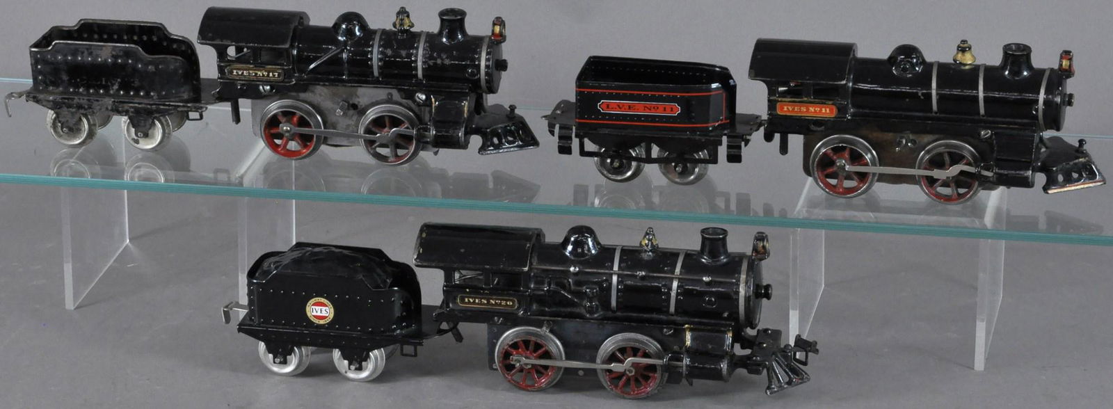 THREE EARLY IVES LOCOMOTIVES (1 of 4)