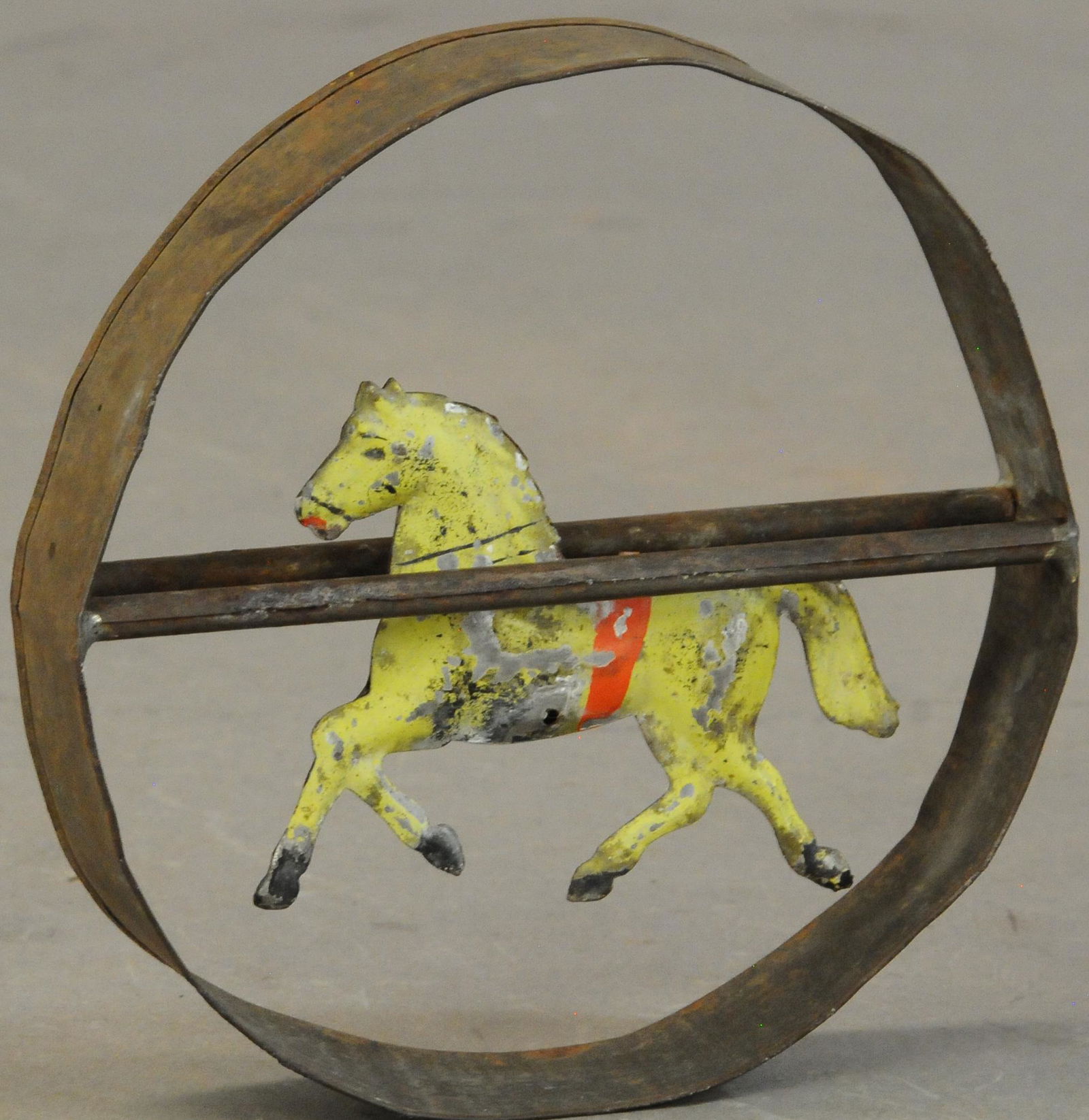 AMERICAN TIN HORSE HOOP TOY (1 of 3)