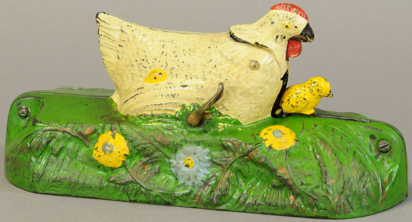 HEN AND CHICK MECHANICAL BANK (1 of 3)