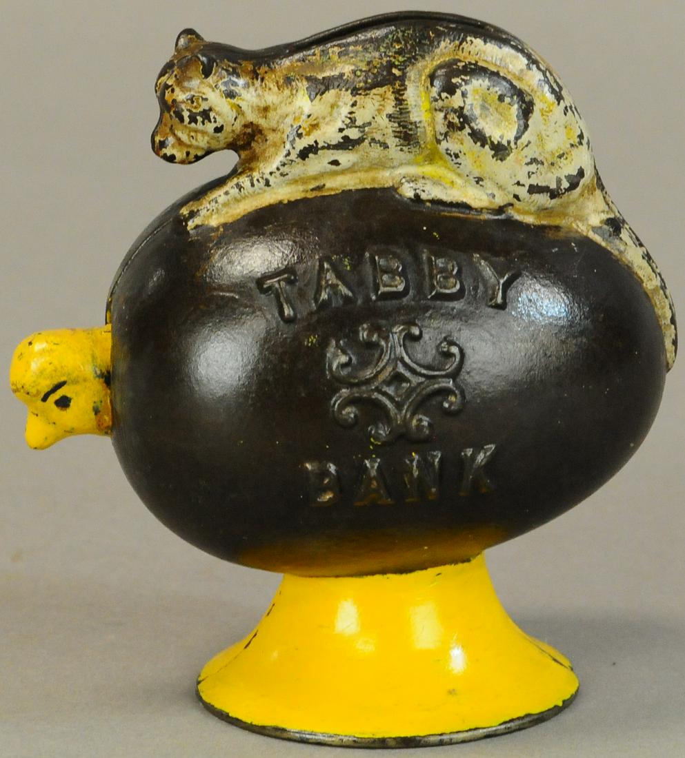 TABBY BANK MECHANICAL BANK (1 of 3)