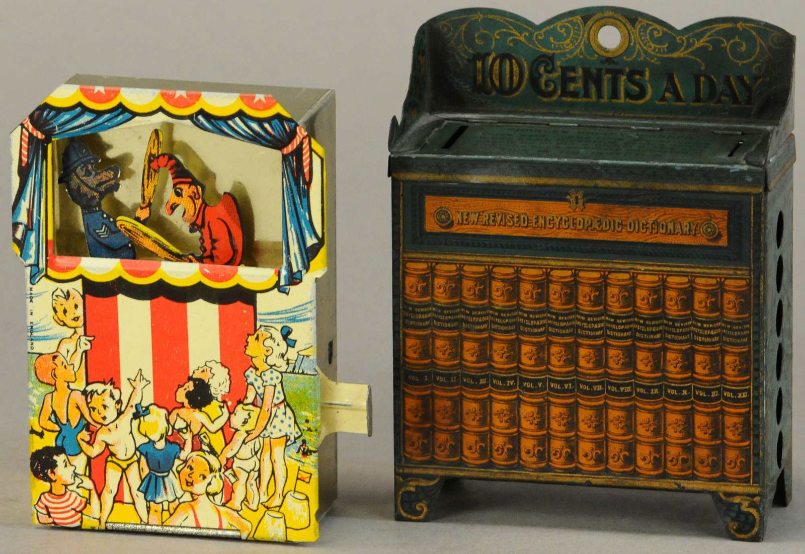 PUNCH & JUDY 2/ ENCYCLOPEDIA DIME BANK (1 of 3)