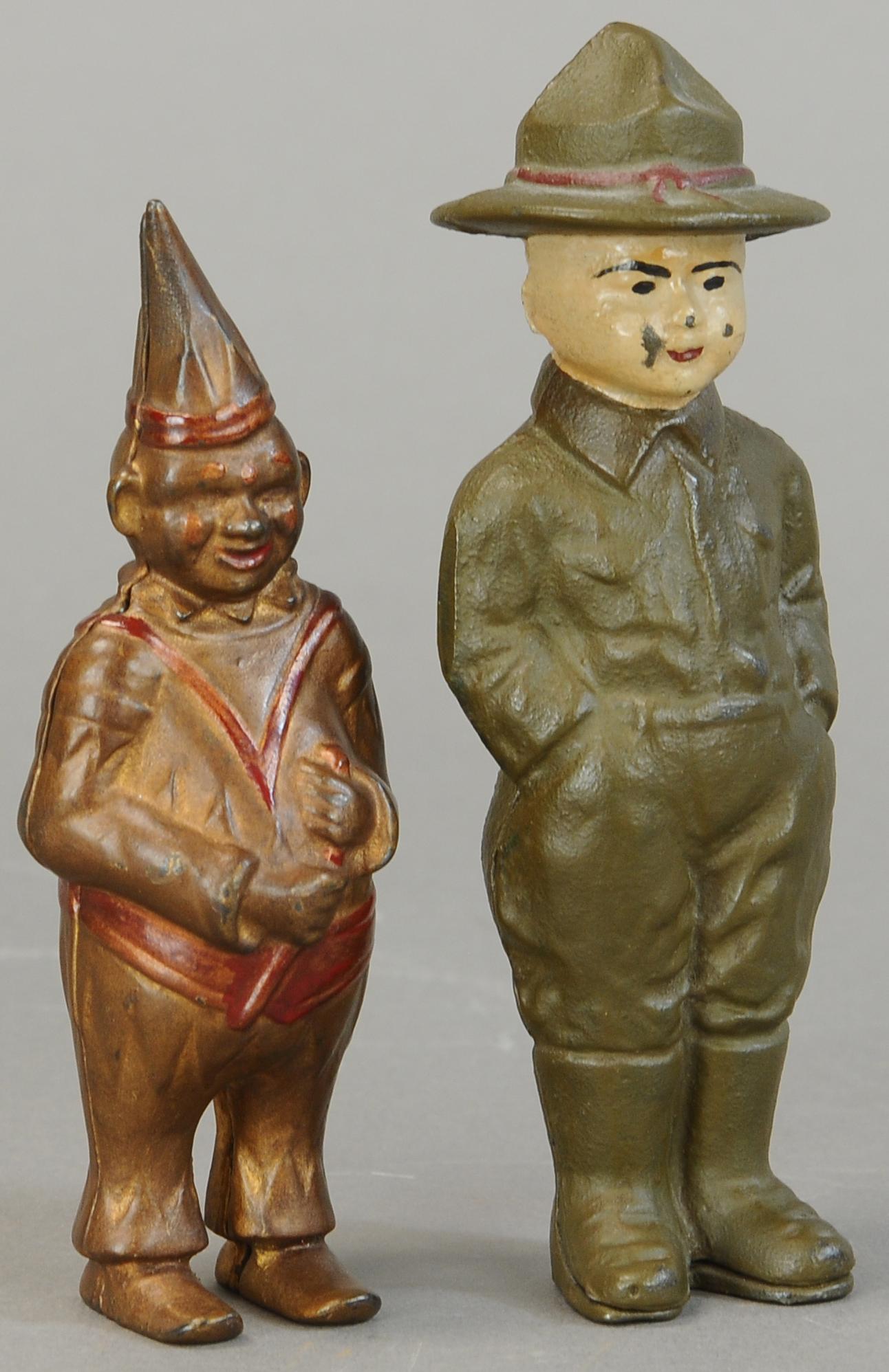 DOUGHBOY & CLOWN W/ CROOKED HAT BANKS (1 of 4)