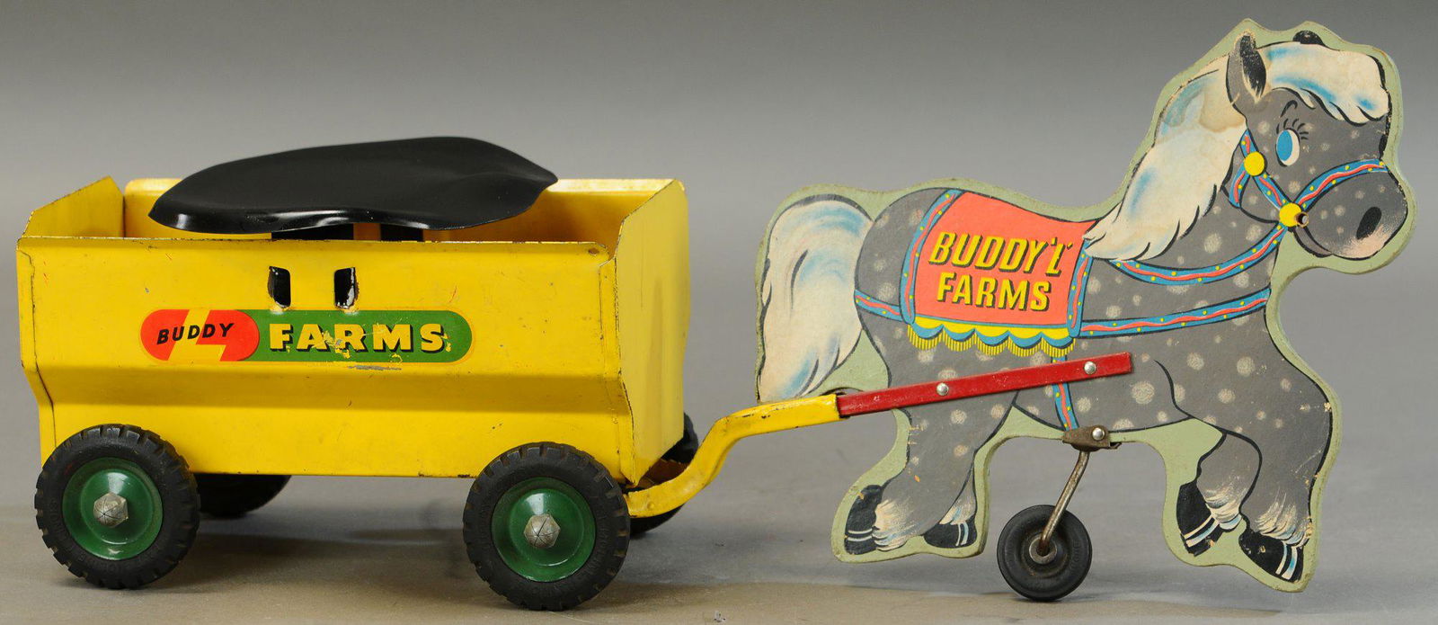 BUDDY L FARMS HORSE PULL WAGON (1 of 4)
