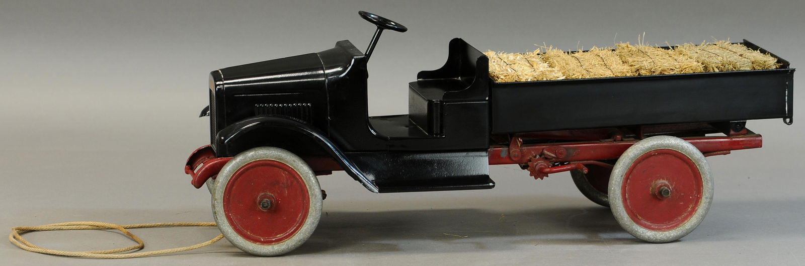 BUDDY L DUMP TRUCK: 664. BUDDY L DUMP TRUCK | 24" l. | Restored. | $200 - $400