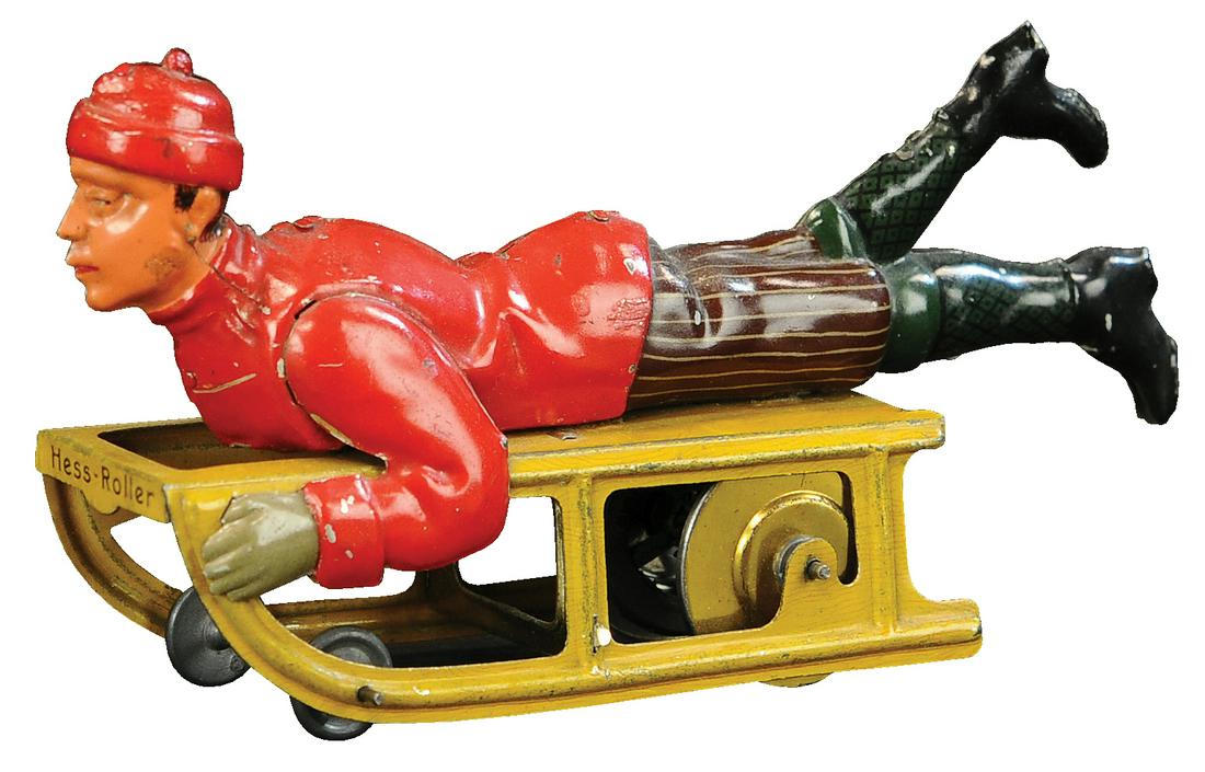 SMALL HESS BOY ON SLED (1 of 4)