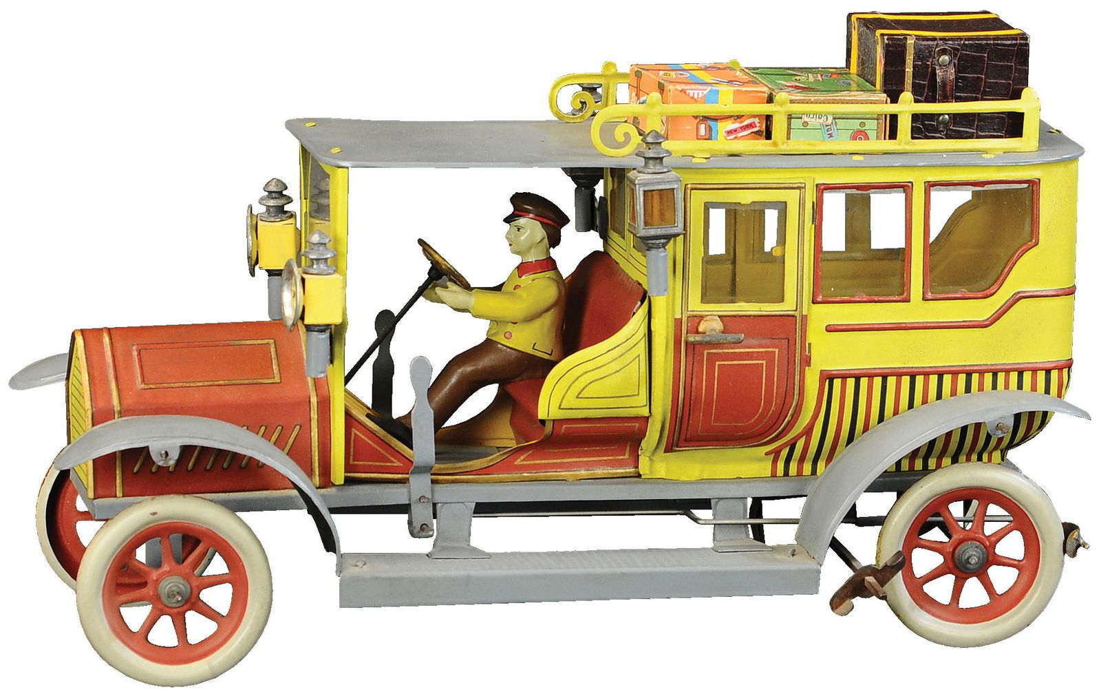 LARGE HANS EBERL LIMOUSINE: 110. LARGE HANS EBERL LIMOUSINE | 14" l. | Professionally Restored. | $1,200 - $1,800