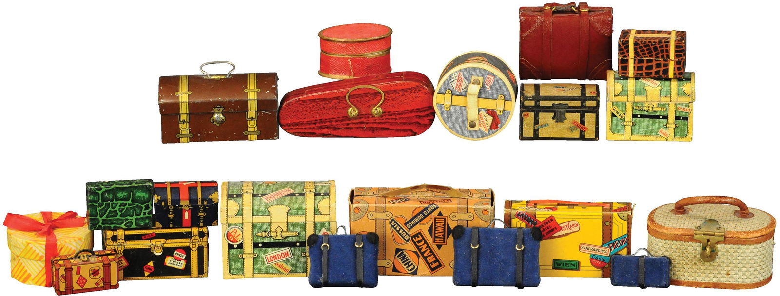 LOT OF SUITCASES & MISC. BOXES (1 of 3)