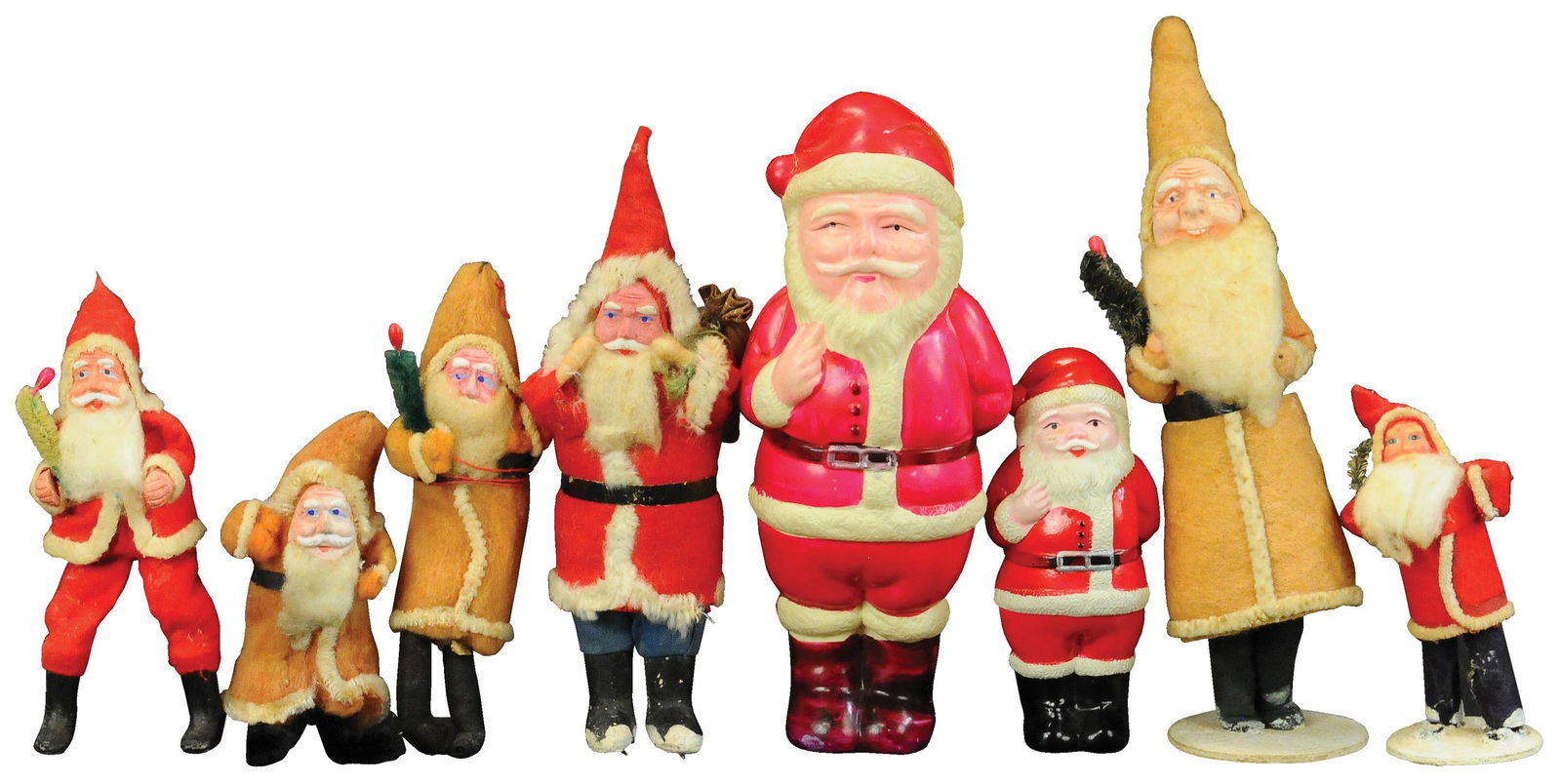 GROUPING OF SANTA CANDY CONTAINERS (1 of 3)