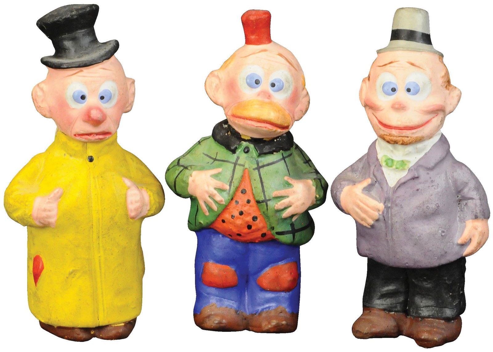 THREE COMIC CHARACTER CANDY CONTAINERS (1 of 4)