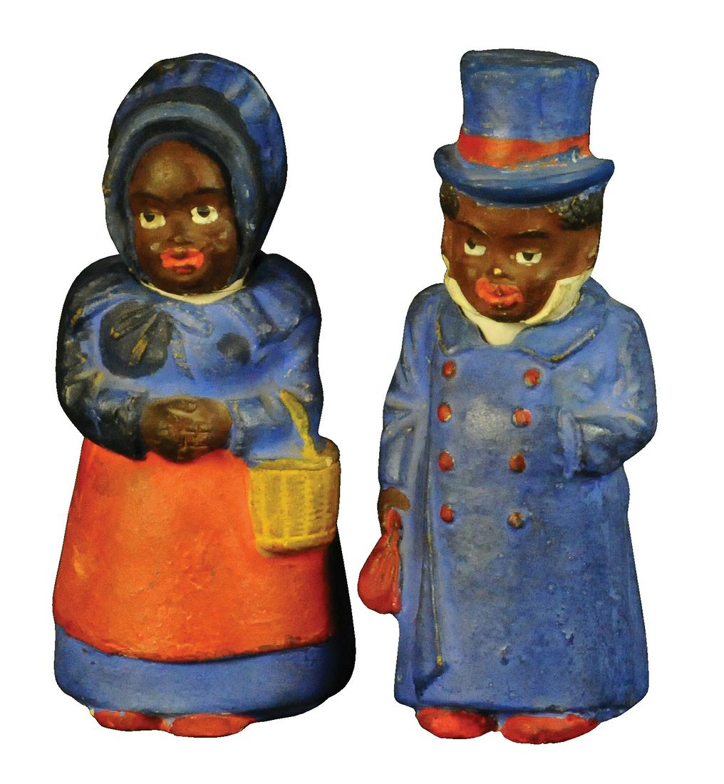 TWO WELL DRESSED PEOPLE CANDY CONTAINERS (1 of 3)