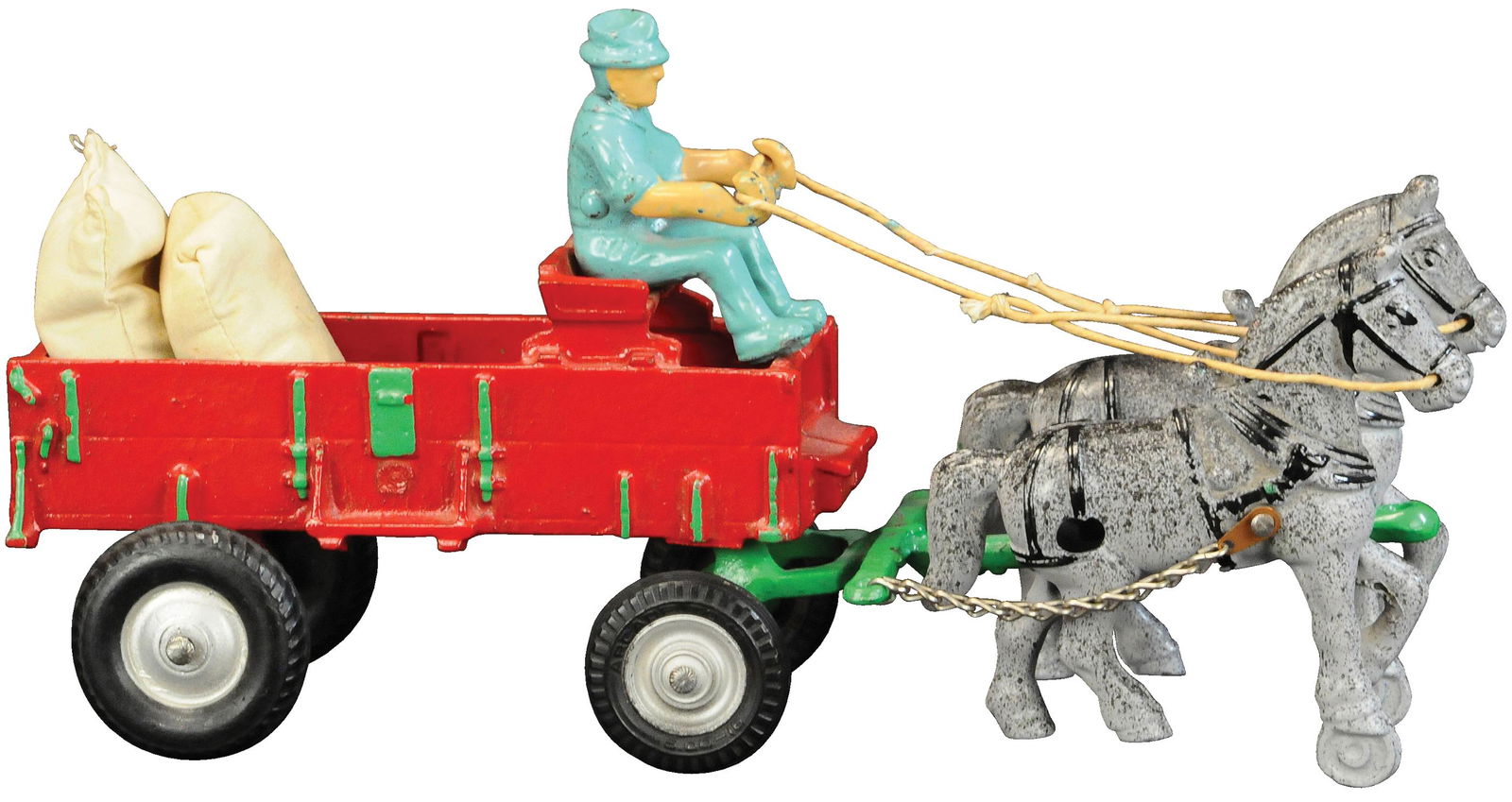 ARCADE HORSE DRAWN CITY DELIVERY CART (1 of 4)