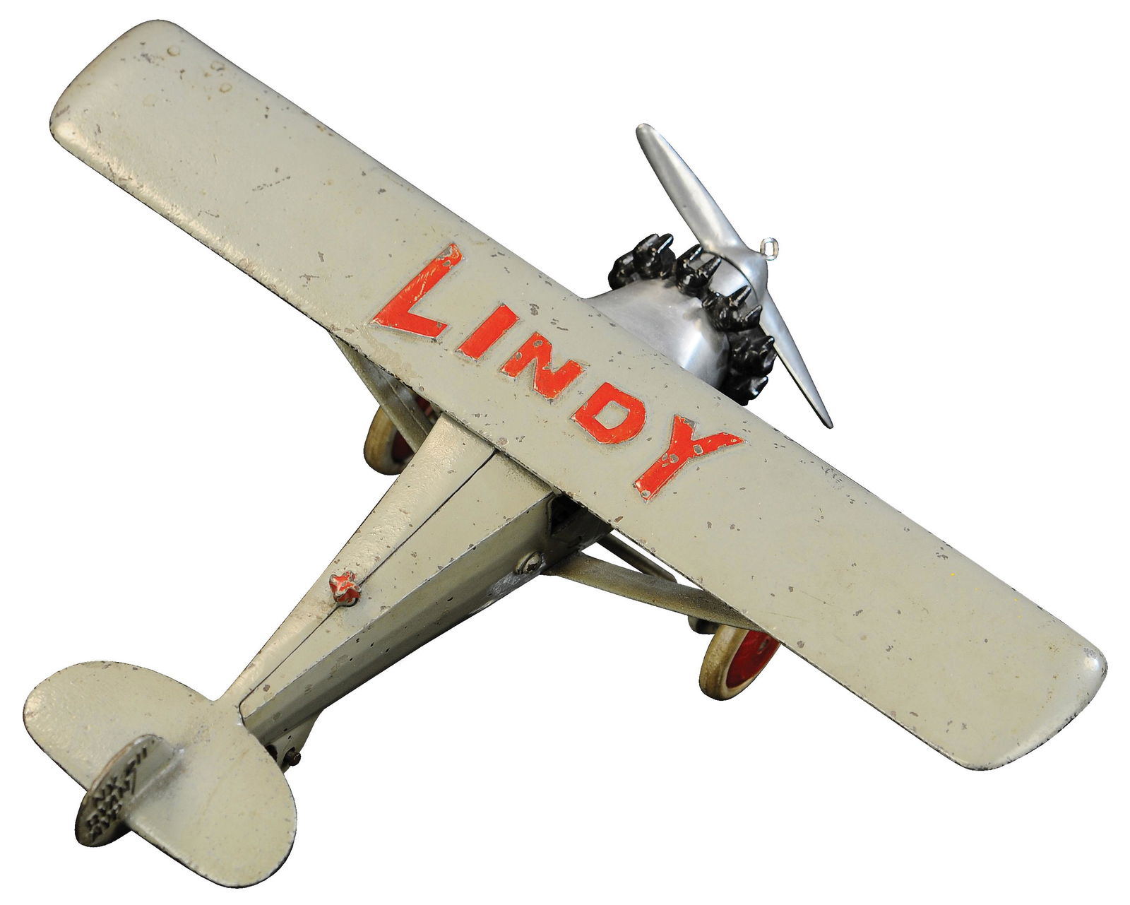 HUBLEY LINDY AIRPLANE W/ STRUTS (1 of 4)