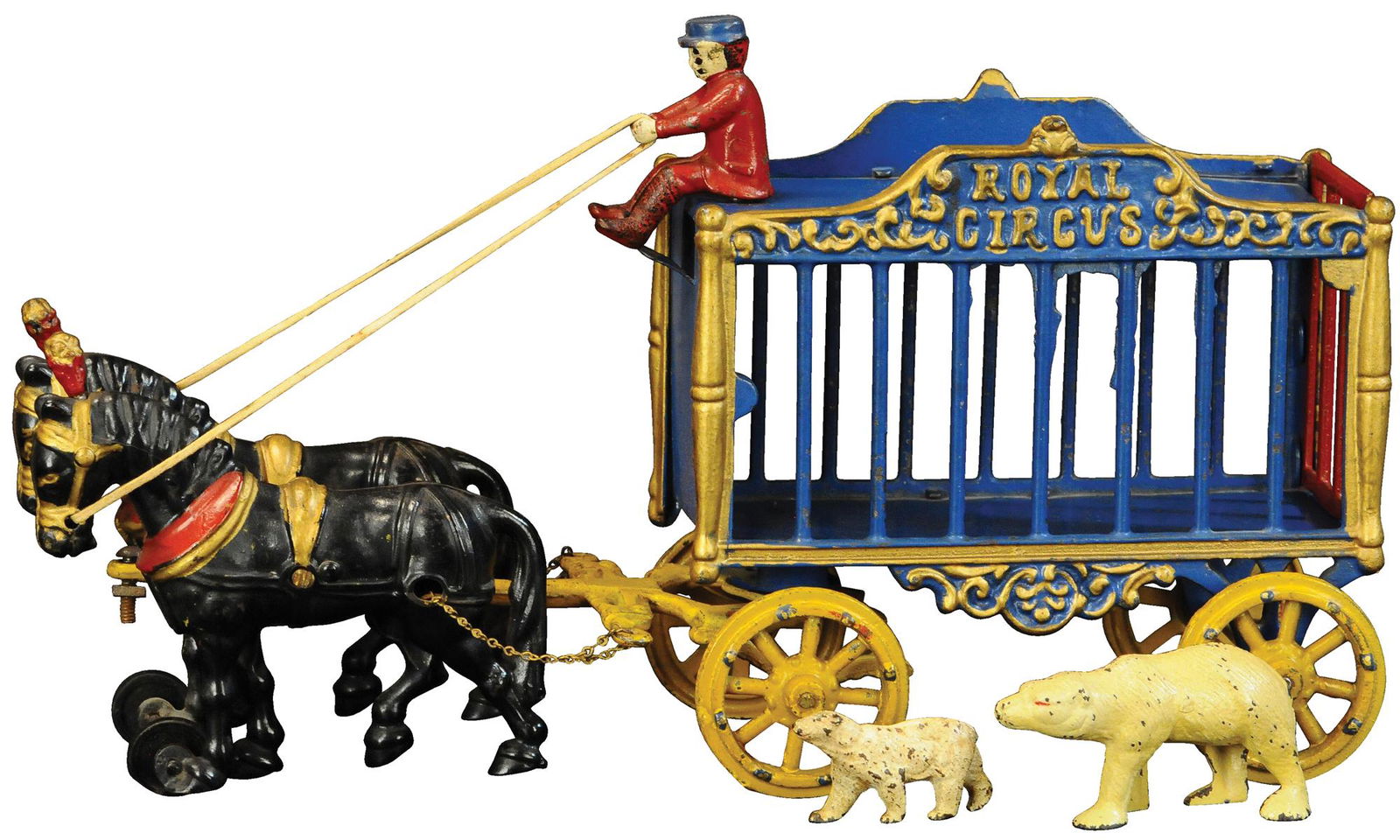 HUBLEY ROYAL CIRCUS POLAR BEAR WAGON (1 of 4)