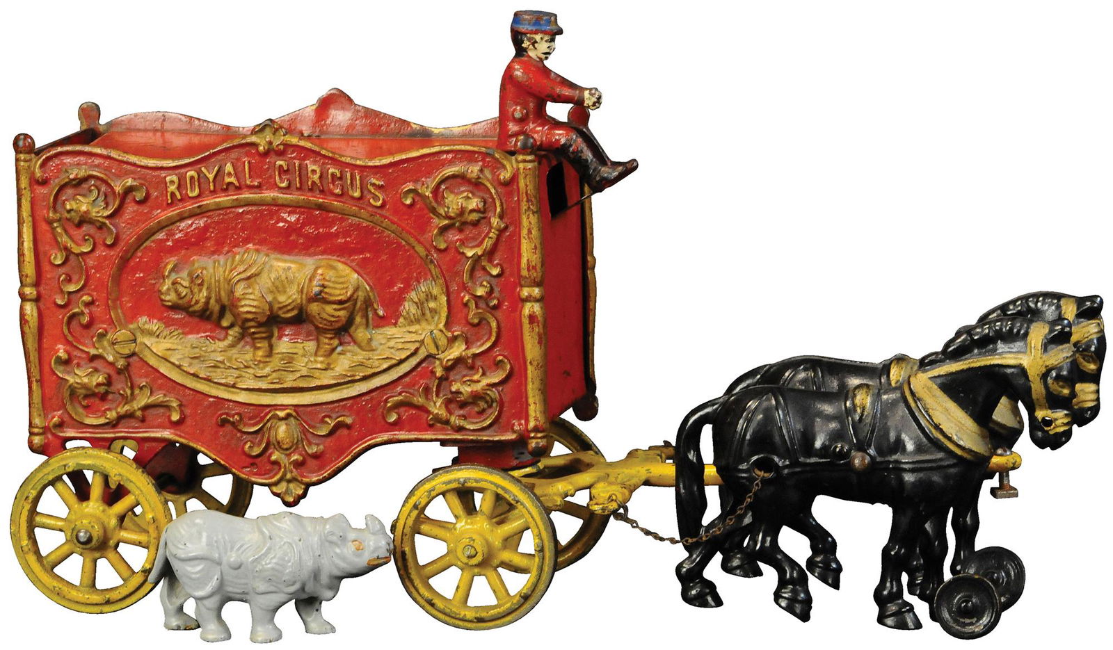 HUBLEY ROYAL CIRCUS RHINO WAGON (1 of 4)