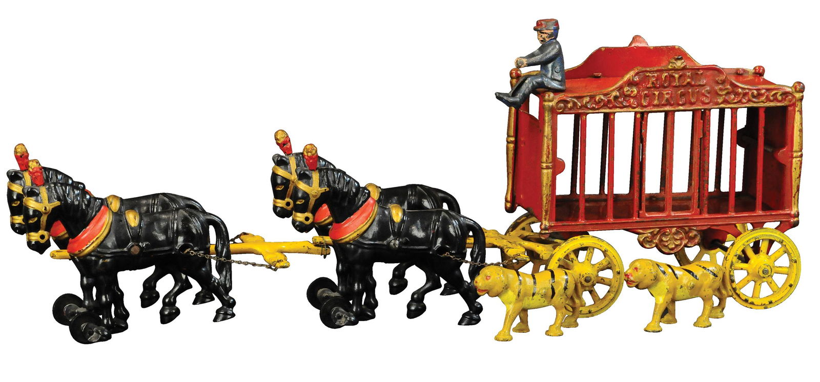 HUBLEY ROYAL CIRCUS TIGER CAGE WAGON (1 of 4)