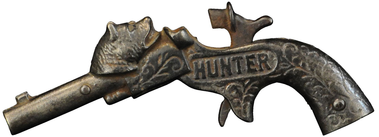 IVES HUNTER CAP GUN: 847. IVES HUNTER CAP GUN | 6" l. | (Excellent Condition) | $200 - $400