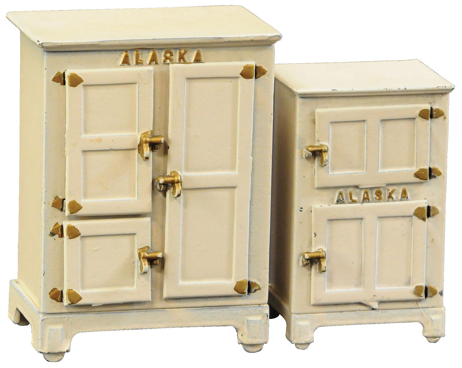 TWO HUBLEY ALASKA ICE BOXES (1 of 5)