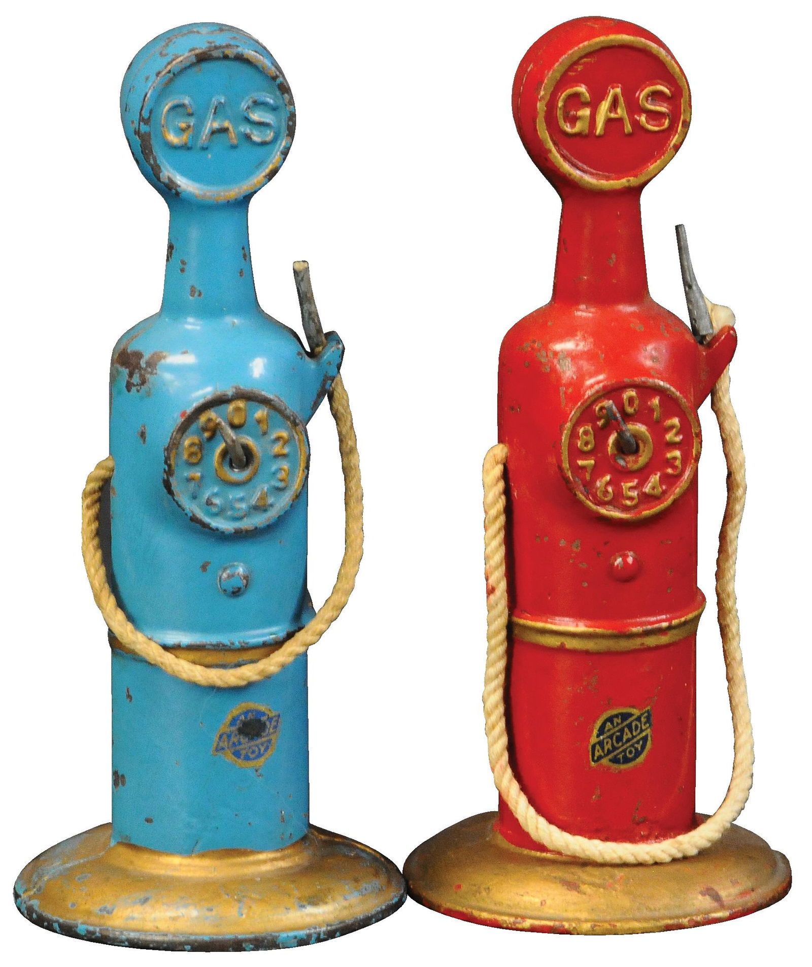 TWO ARCADE GASONLINE PUMPS (1 of 3)