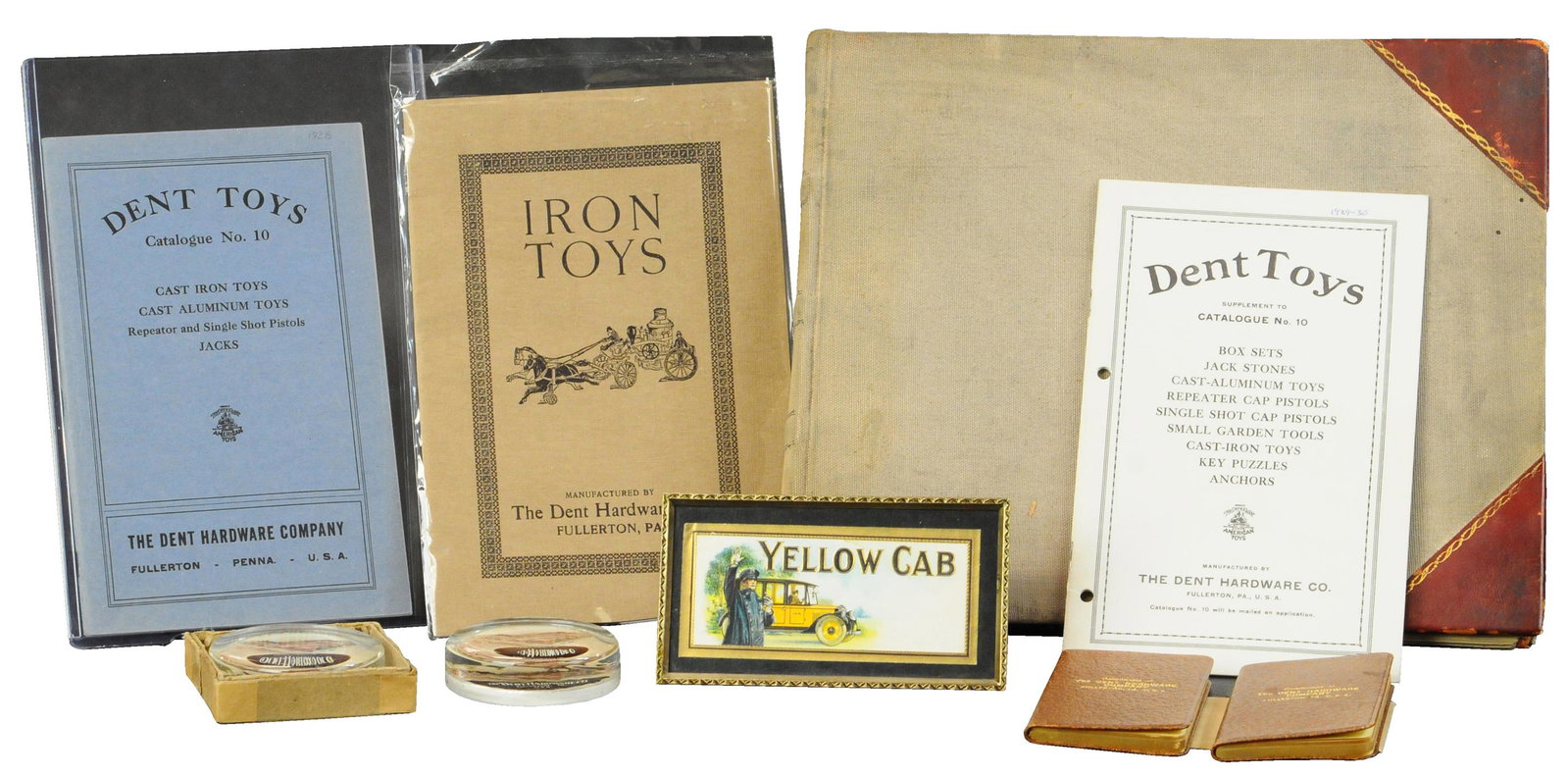 DENT HARDWARE EPHEMERA: 887. DENT HARDWARE EPHEMERA | 3" - 4" l. | Overall in (Excellent Condition) | $150 - $300