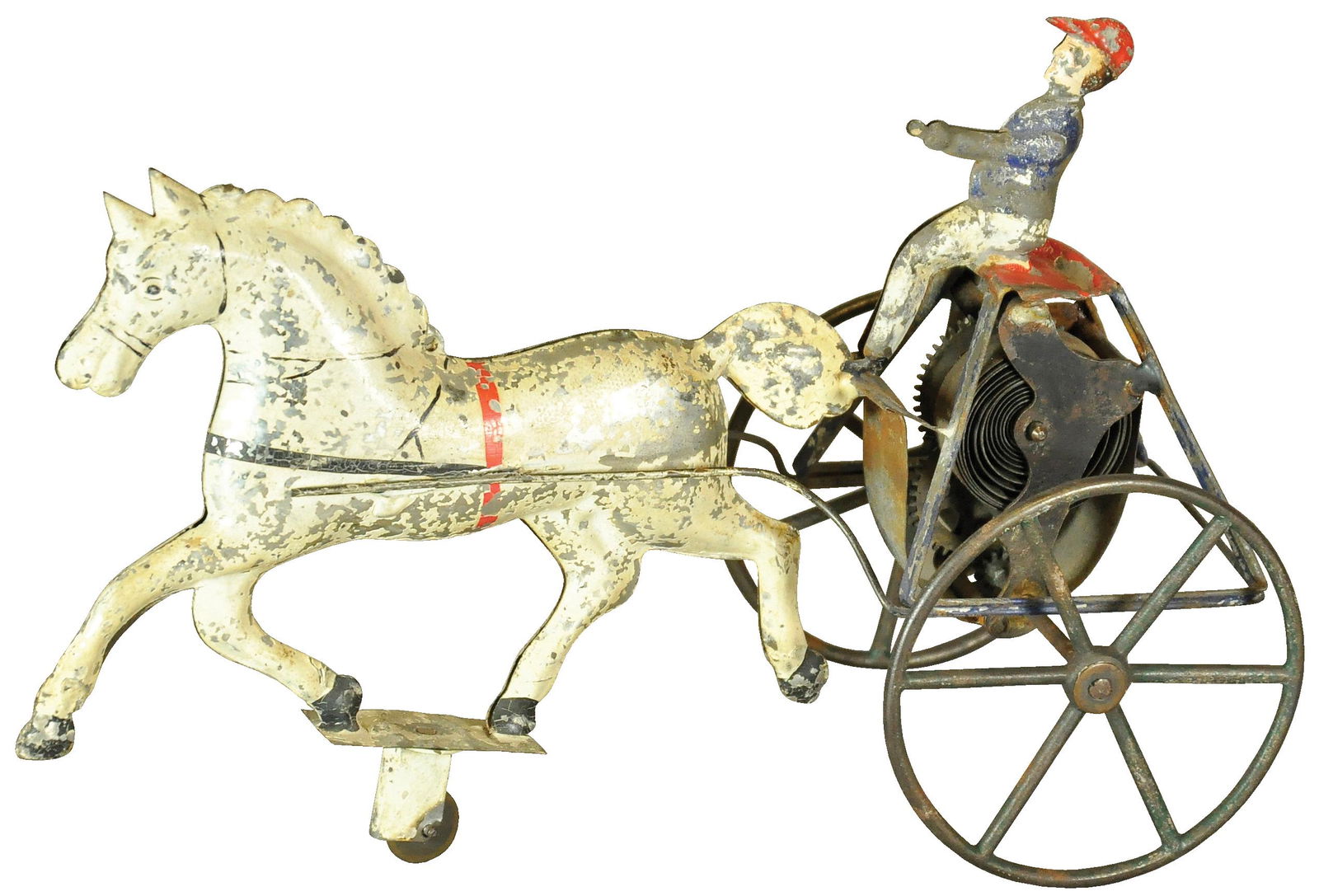 GEORGE BROWN CLOCKWORK SULKY CART (1 of 4)