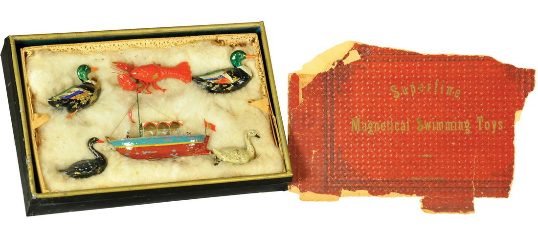 BOXED GERMAN MAGNETIC SWIMMING TOY (1 of 5)