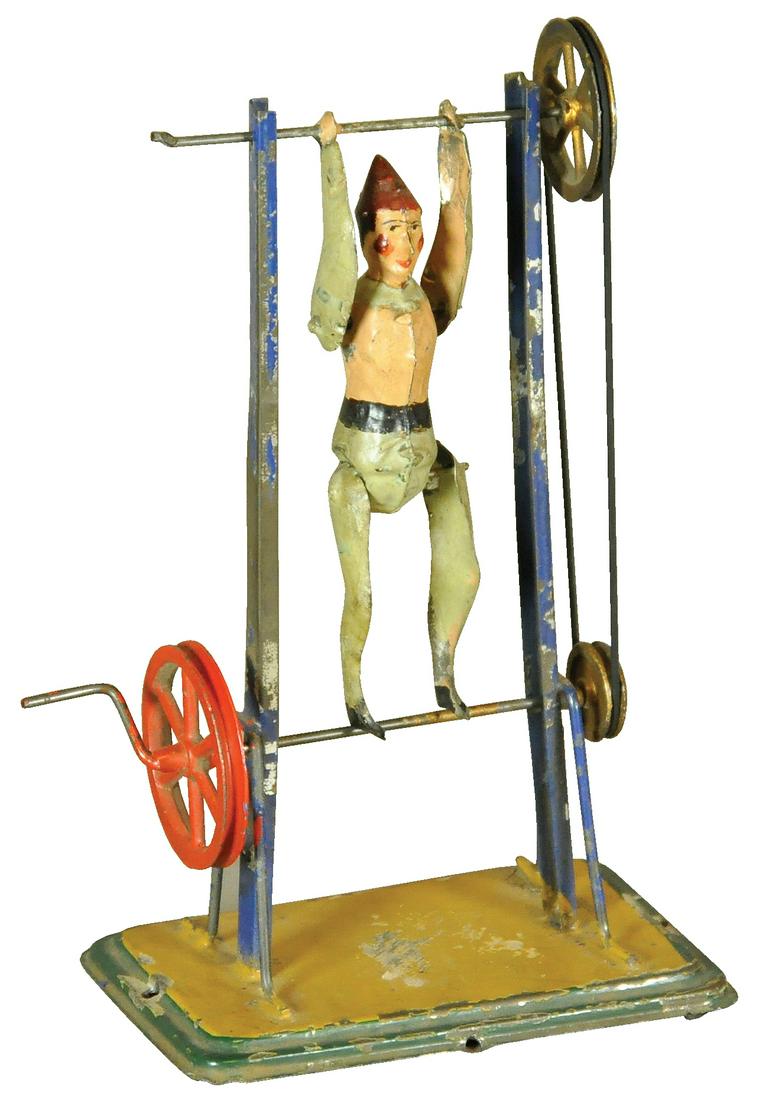 GERMAN TIN ACROBAT STEAM TOY (1 of 3)