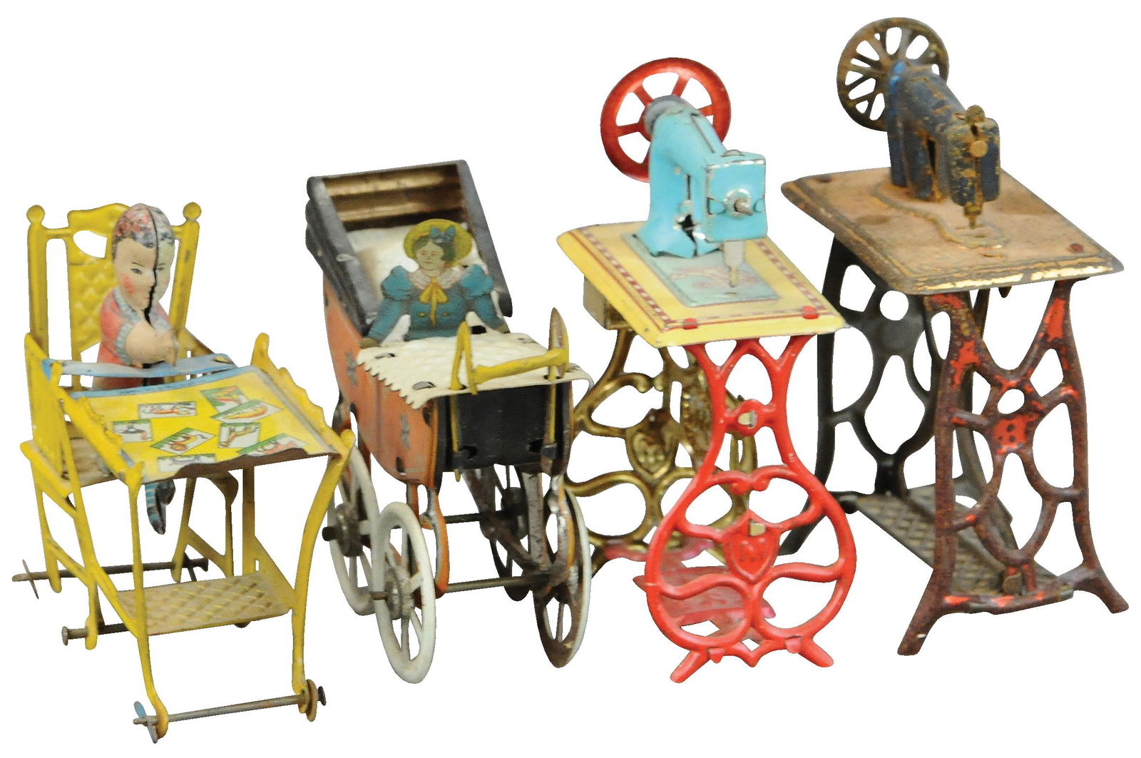 CHILDREN & SEWING MACHINE PENNY TOYS (1 of 4)