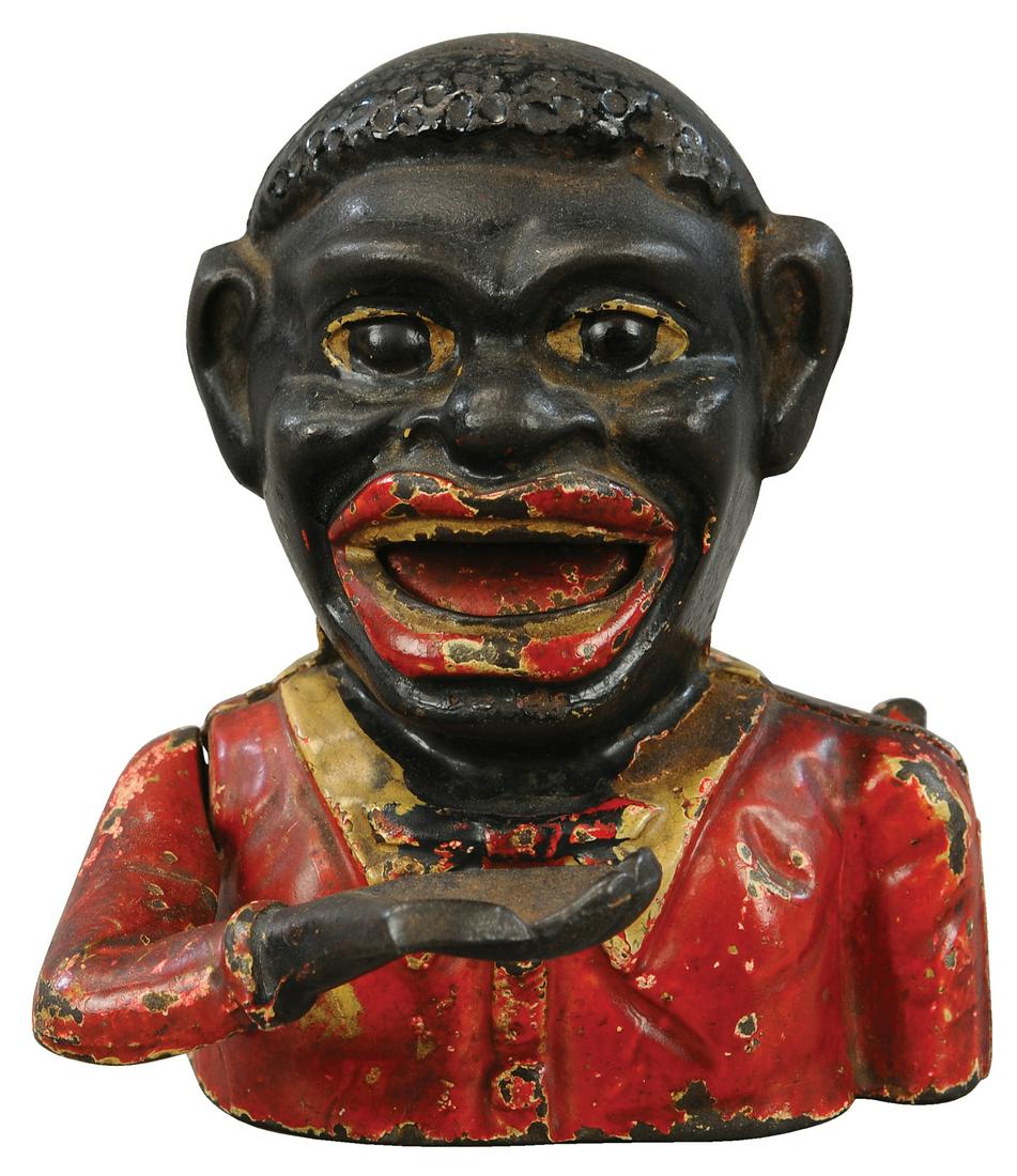 SCARCE JOLLY MAN MECHANICAL BANK (1 of 3)