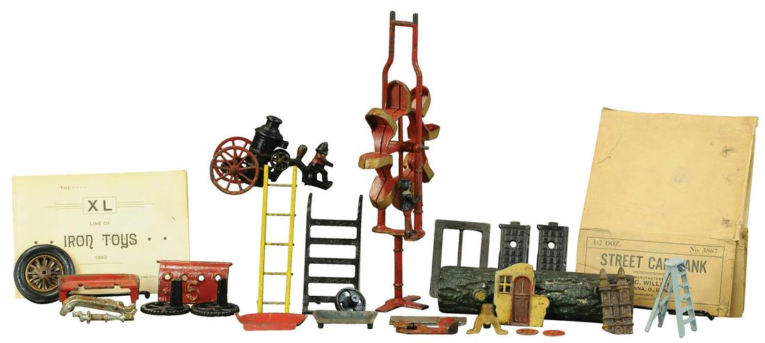 ASSORTED CAST IRON TOY PARTS & ACCESSORIES (1 of 7)
