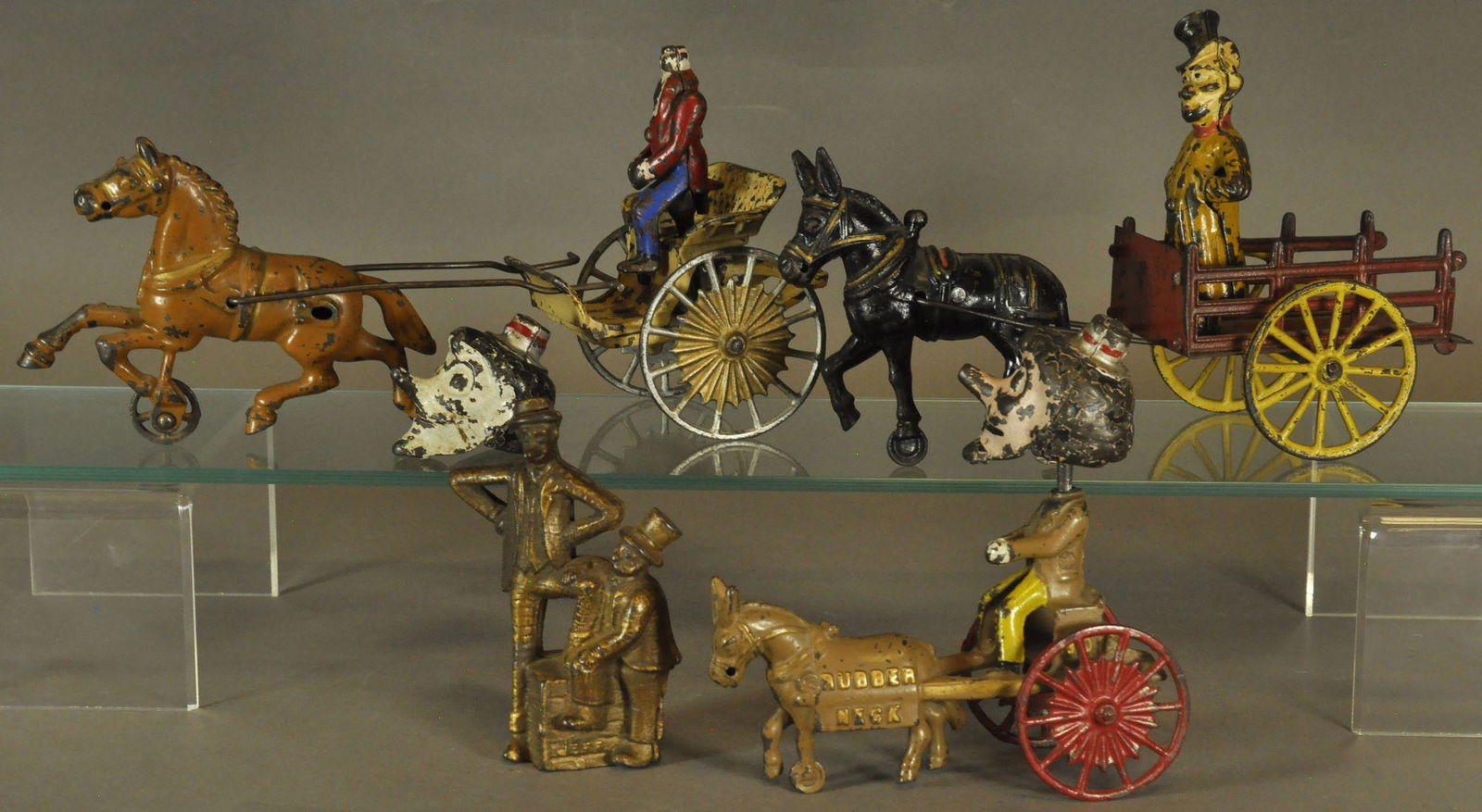 CAST IRON COMIC CHARACTER TOY LOT (1 of 3)