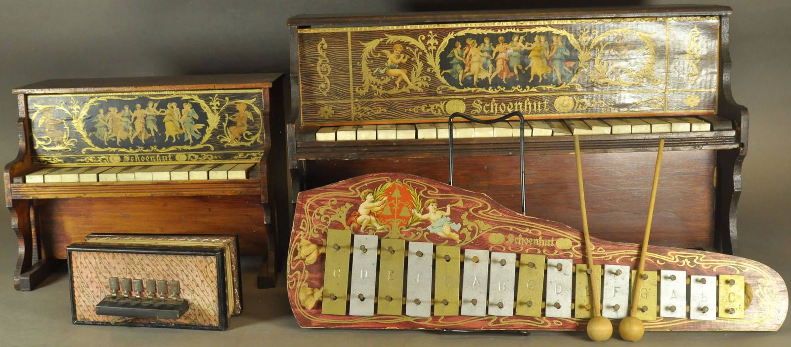 WOODEN CHILDS MUSICAL INSTRUMENTS (1 of 2)