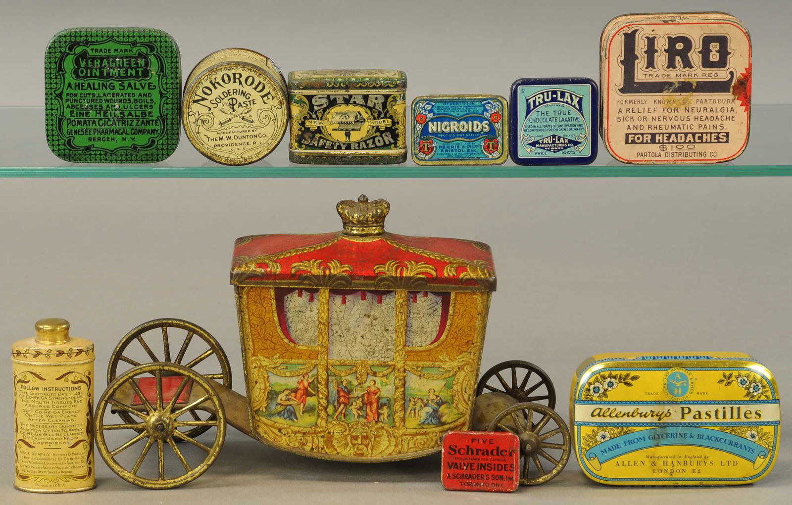 TEN ADVERTISING & BISCUIT TINS (1 of 2)
