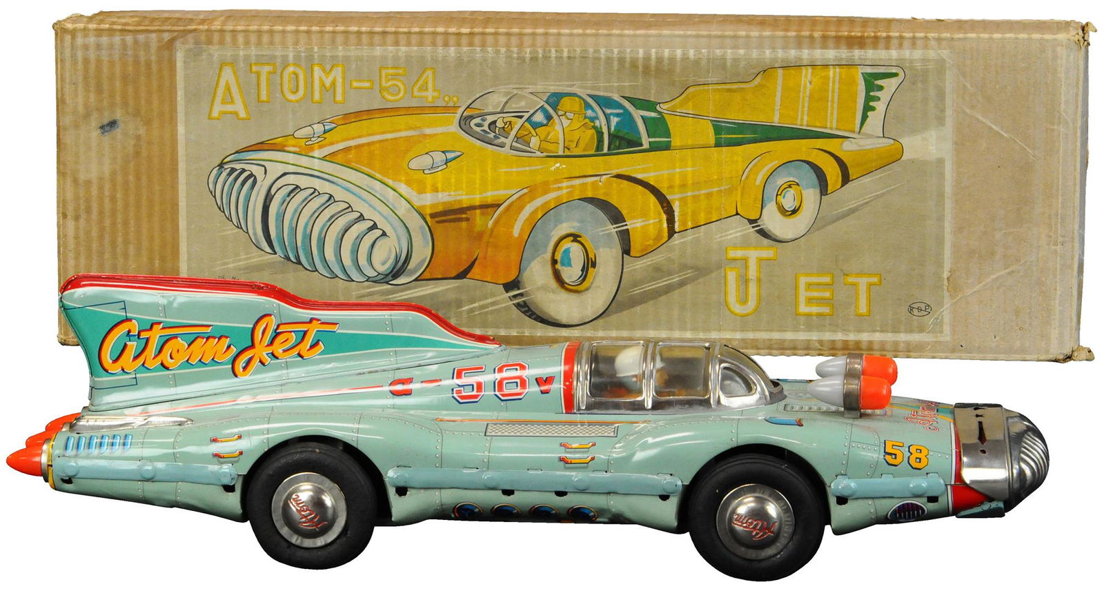 BOXED YONEZAWA ATOM JET RACER Nov 17, 2022 Bertoia Auctions in NJ